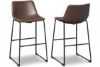 Picture of Centiar - Brown 24" Upholstered Barstool