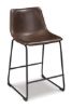 Picture of Centiar - Brown 24" Upholstered Barstool
