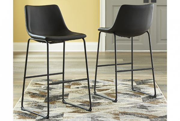 Picture of Centiar - Black 30" Upholstered Barstool