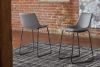 Picture of Centiar - Gray 24" Upholstered Barstool