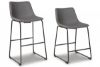 Picture of Centiar - Gray 30" Upholstered Barstool