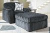Picture of Midnight - Gunmetal Oversized Accent Ottoman