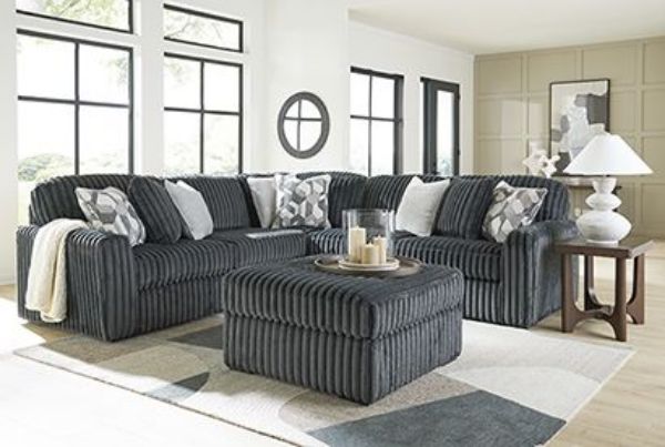 Picture of Midnight - Gunmetal LAF 4PC Sectional