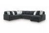 Picture of Midnight - Gunmetal RAF 4PC Sectional