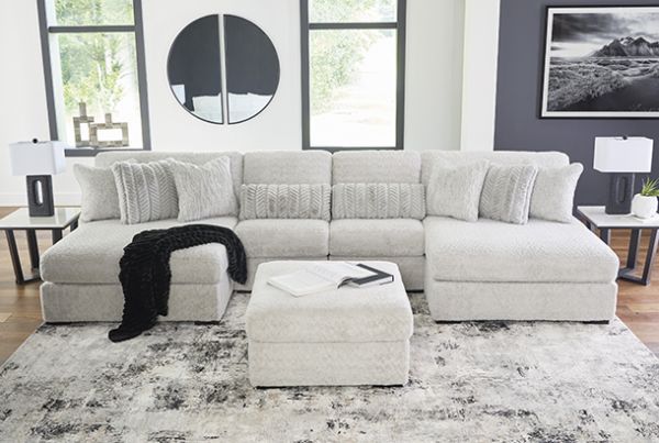 Picture of Cuddle Plush - Arctic 5PC Sectional