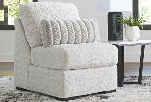 Picture of Cuddle Plush - Arctic Armless Chair