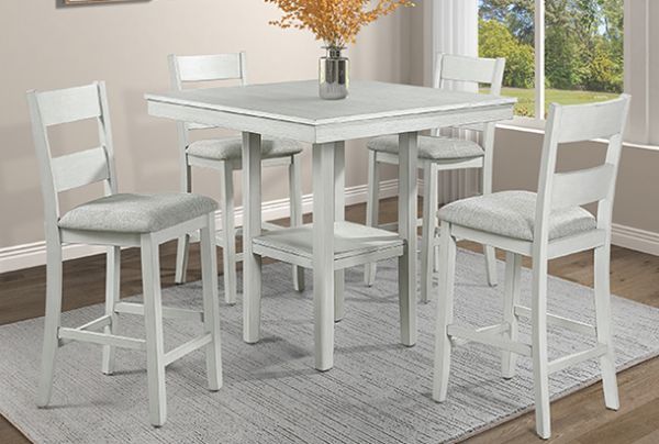 Picture of Lester - Drift Wood 5PC Counter Height Dining Set