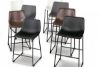Picture of Centiar - White 24" Upholstered Barstool