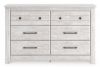 Picture of Makidern - White Dresser & Mirror