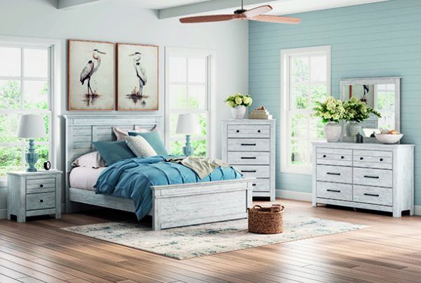 Picture of Makidern - White Queen Bed