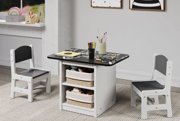 Picture of Art & Play - White Table 3PC Set