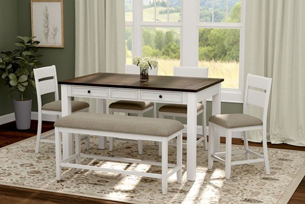 Picture of Sarasota - White 6PC Dining Set