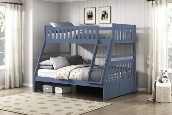 Picture of Nora - Blue Twin Over Full Bunk Bed
