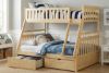 Picture of Bartly - Natural Twin Over Full Bunk Bed