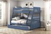 Picture of Nora - Blue Twin Over Full Bunk Bed