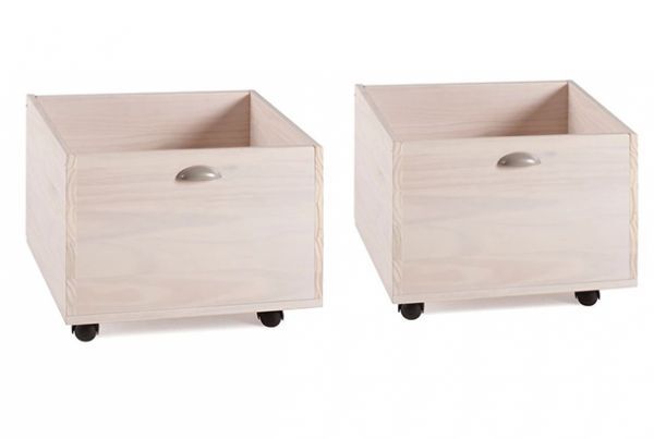 Picture of Art & Play - White Dual Toy Boxes