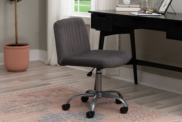 Picture of Savon - Gray Plush Office Chair