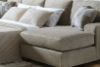 Picture of Newellen - Hemp 3PC Sectional Sleeper with Double Chaise