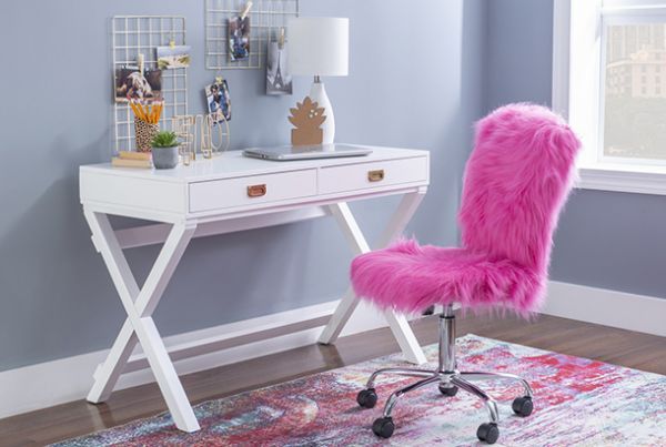 Picture of Peggy - White Writing Desk