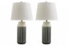 Picture of Afener - Blue/Beige Ceramic Table Lamp