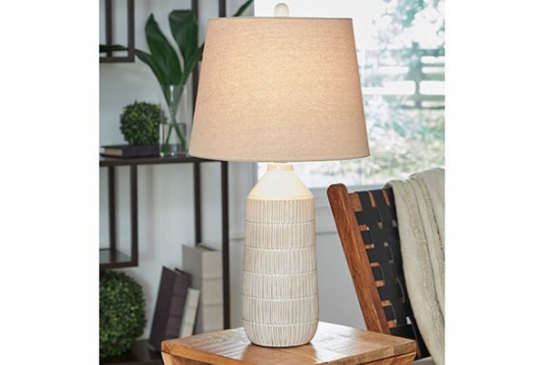 Picture of Willport - Off White Ceramic Table Lamp