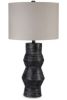Picture of Kerbert - Black Terracotta Table Lamp