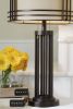 Picture of Hanswell - Dark Brown Metal Table Lamp