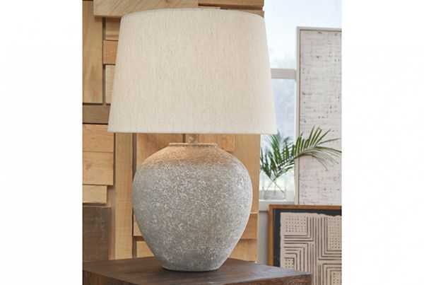 Picture of Dreward - Gray Metal Table Lamp