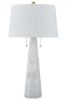 Picture of Laurellen - White Alabaster Table Lamp