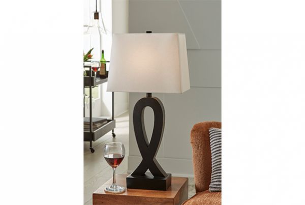 Picture of Markellton - Black Poly Table Lamp