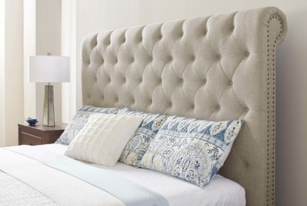 Picture of Sheridan - Tan Queen Upholstered Bed