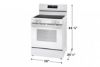 Picture of 30" - White Electric Range with Steam Clean