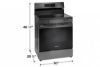 Picture of 30" - Dark Stainless Steel Electric Range with Air Fry