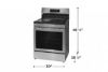 Picture of 30" - Stainless Steel Rear Control Electric Range with Air Fry