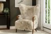 Picture of Micah - Cream Fur Accent Chair