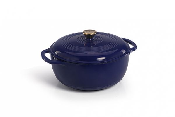 Picture of Cast Iron Dutch Oven - Blue Enameled 7.5 QT