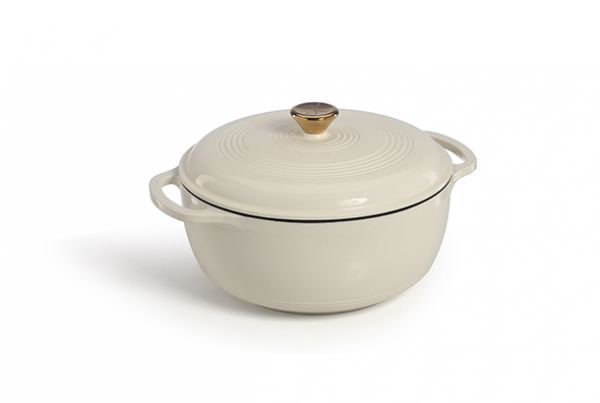 Picture of Cast Iron Dutch Oven - Cream Enameled 7.5 QT
