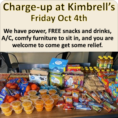 Charge-up at Kimbrell's!